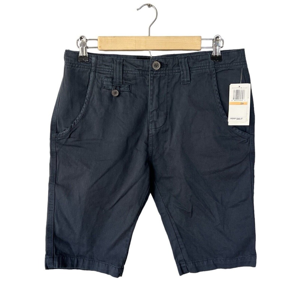 Seven7 Navy Blue Chino Shorts Size 29 NWT